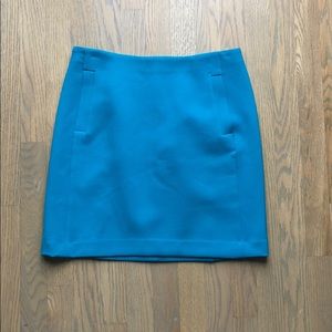 Turquoise Mini Pencil Skirt